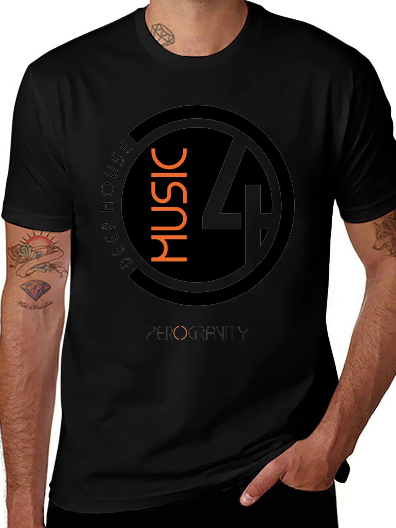 Deep House Music T-Shirt - Zero Gravity Graphic Tee