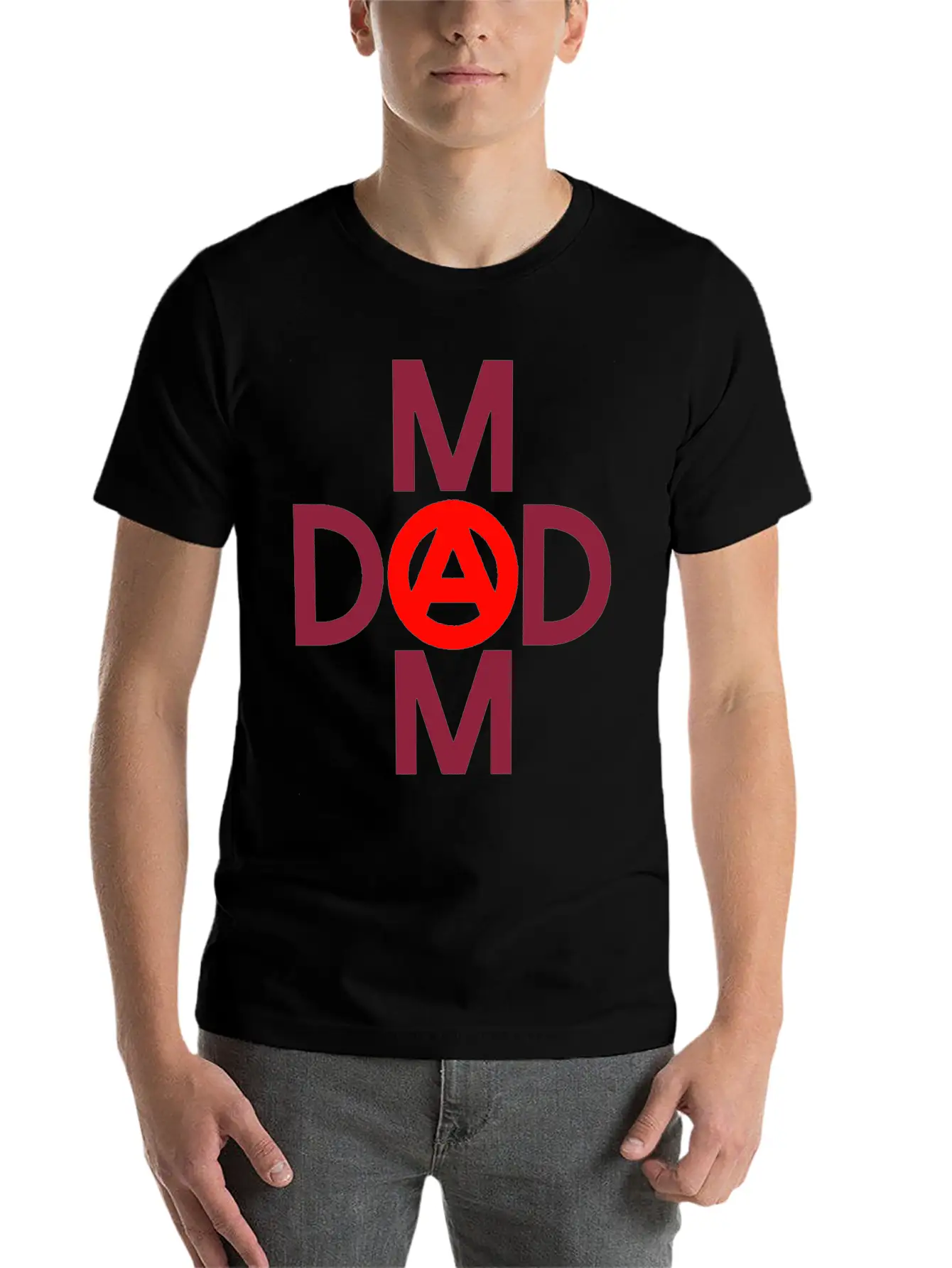 Mom Dad Title Of Creativity Calligraphy Text Arts Unisex Casual T-Shirt – Clean Design For Daily Comfort