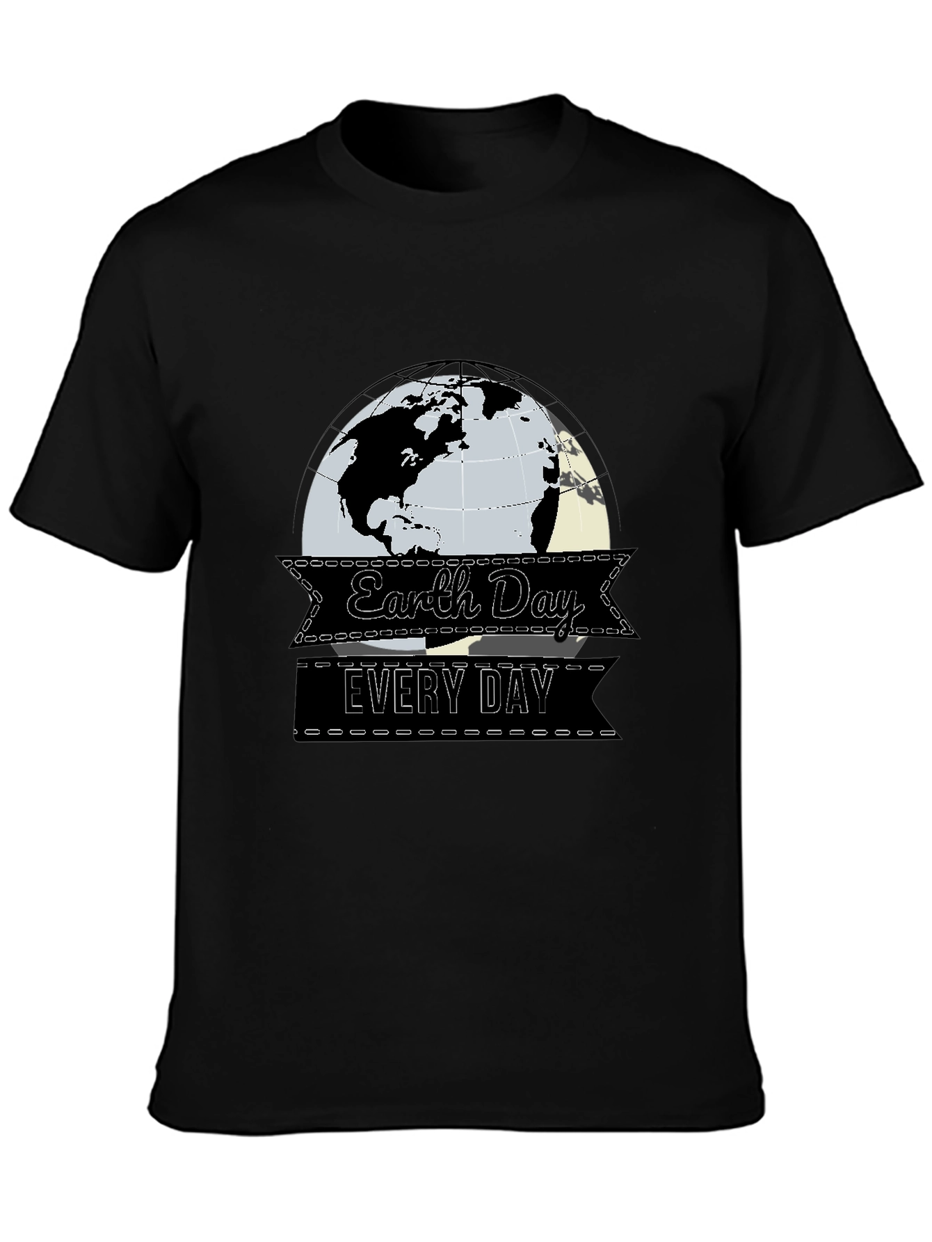 Earth Day Every Day T-Shirt - Black