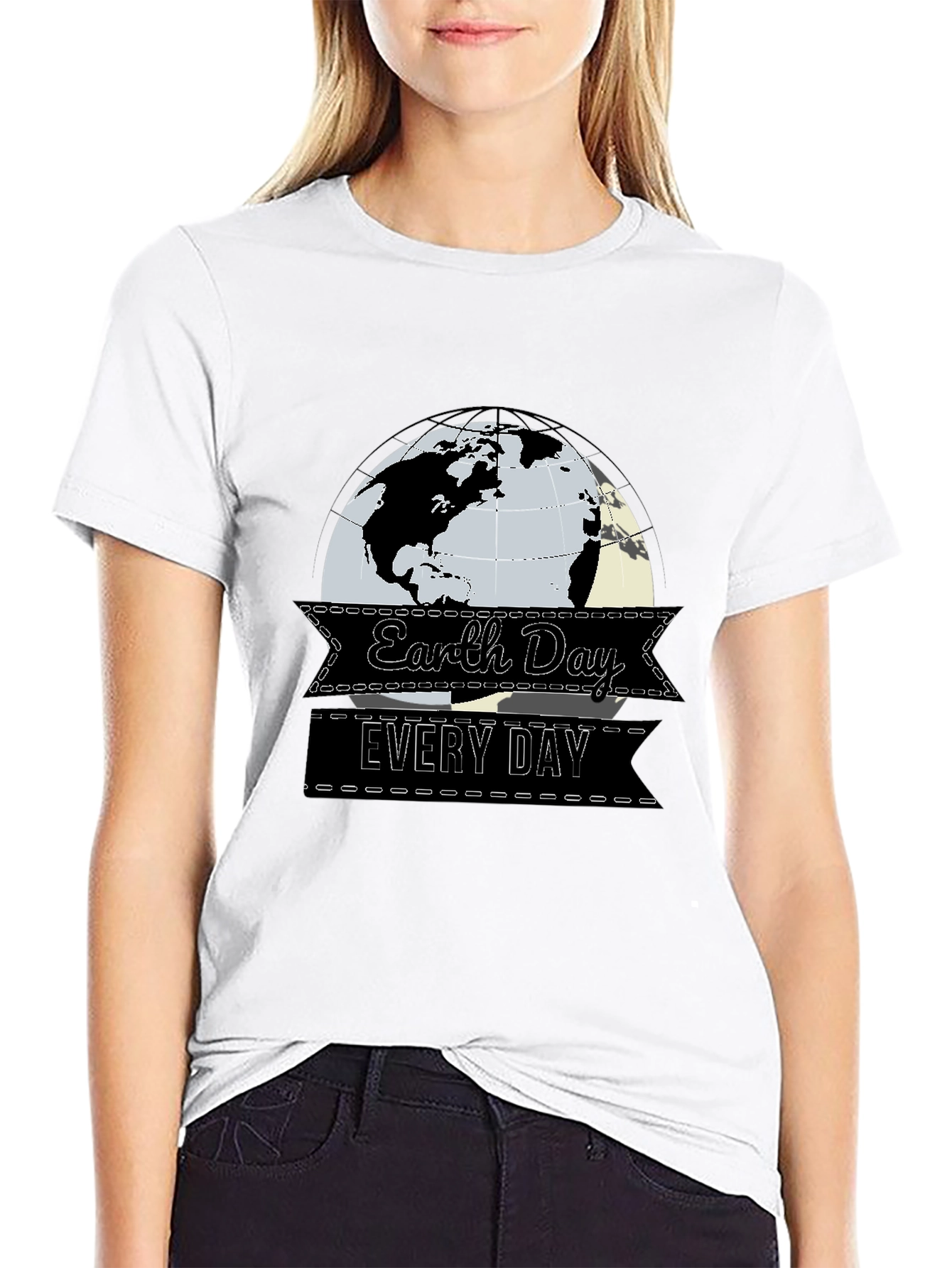 Earth Day Every Day T-Shirt - Black
