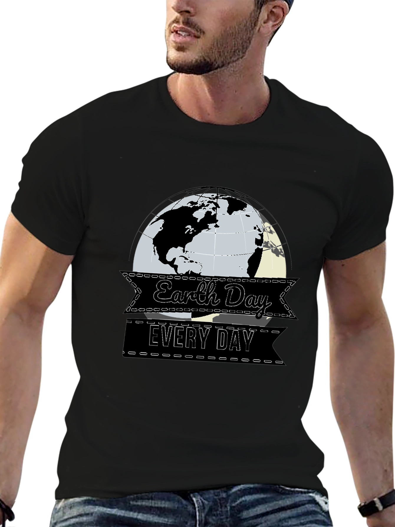 Earth Day Every Day T-Shirt - Black