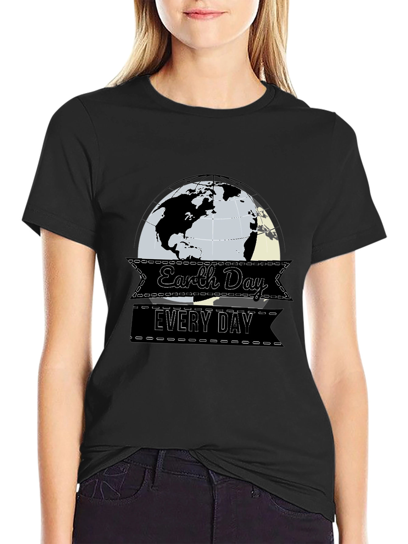 Earth Day Every Day T-Shirt - Black