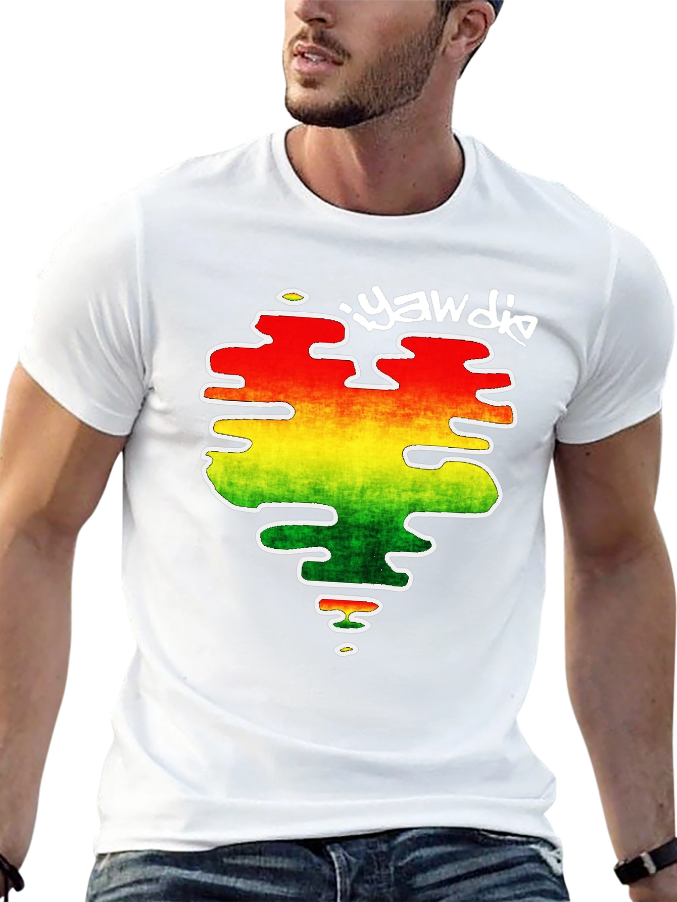 Yawdie Rasta Heart T-Shirt - Reggae Vibe