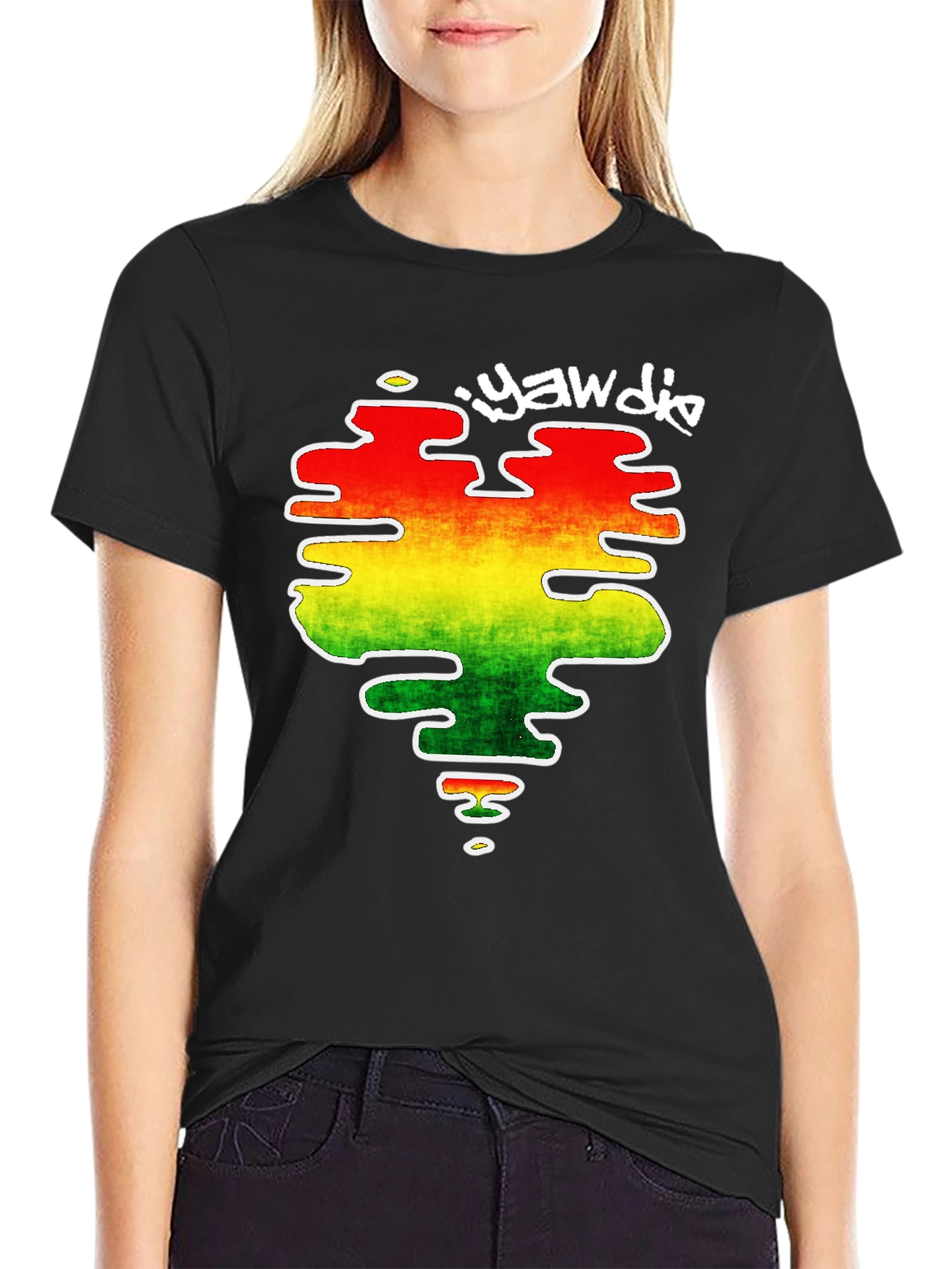 Yawdie Rasta Heart T-Shirt - Reggae Vibe