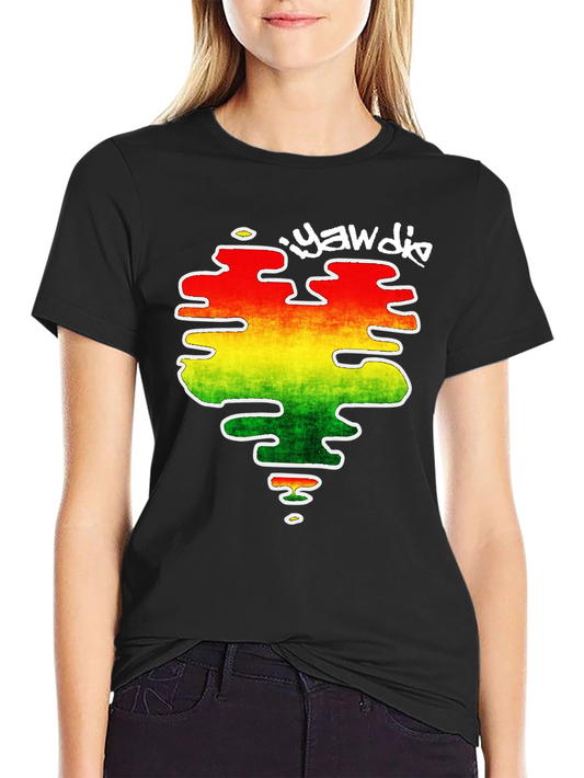 Yawdie Rasta Heart T-Shirt - Reggae Vibe