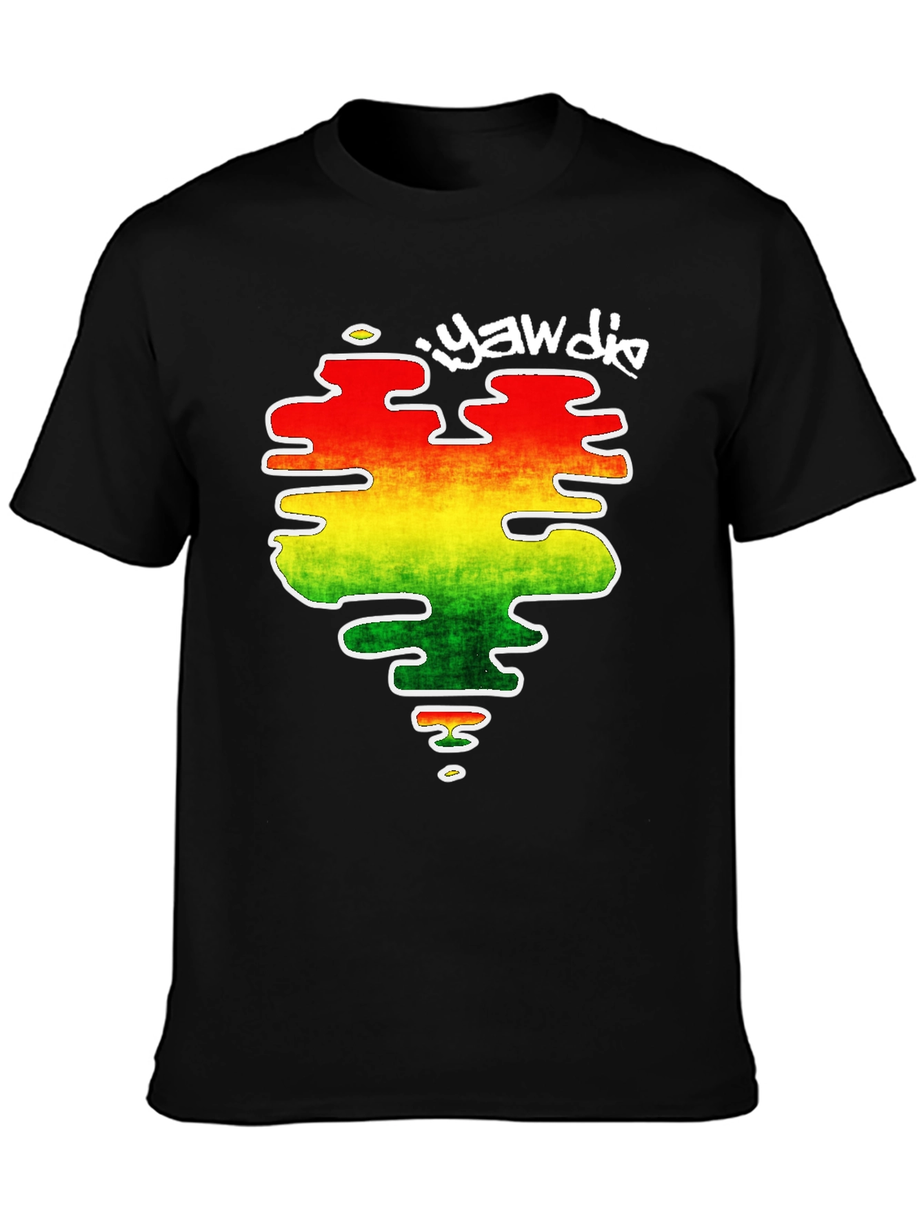 Yawdie Rasta Heart T-Shirt - Reggae Vibe