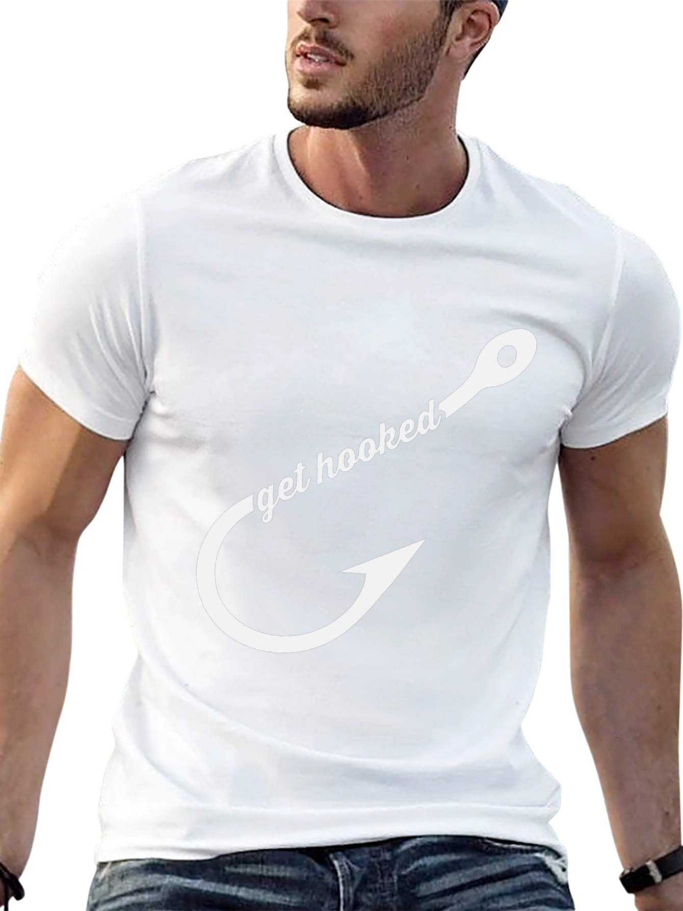 Get Hooked Fishing T-Shirt - Stylish Angler Tee