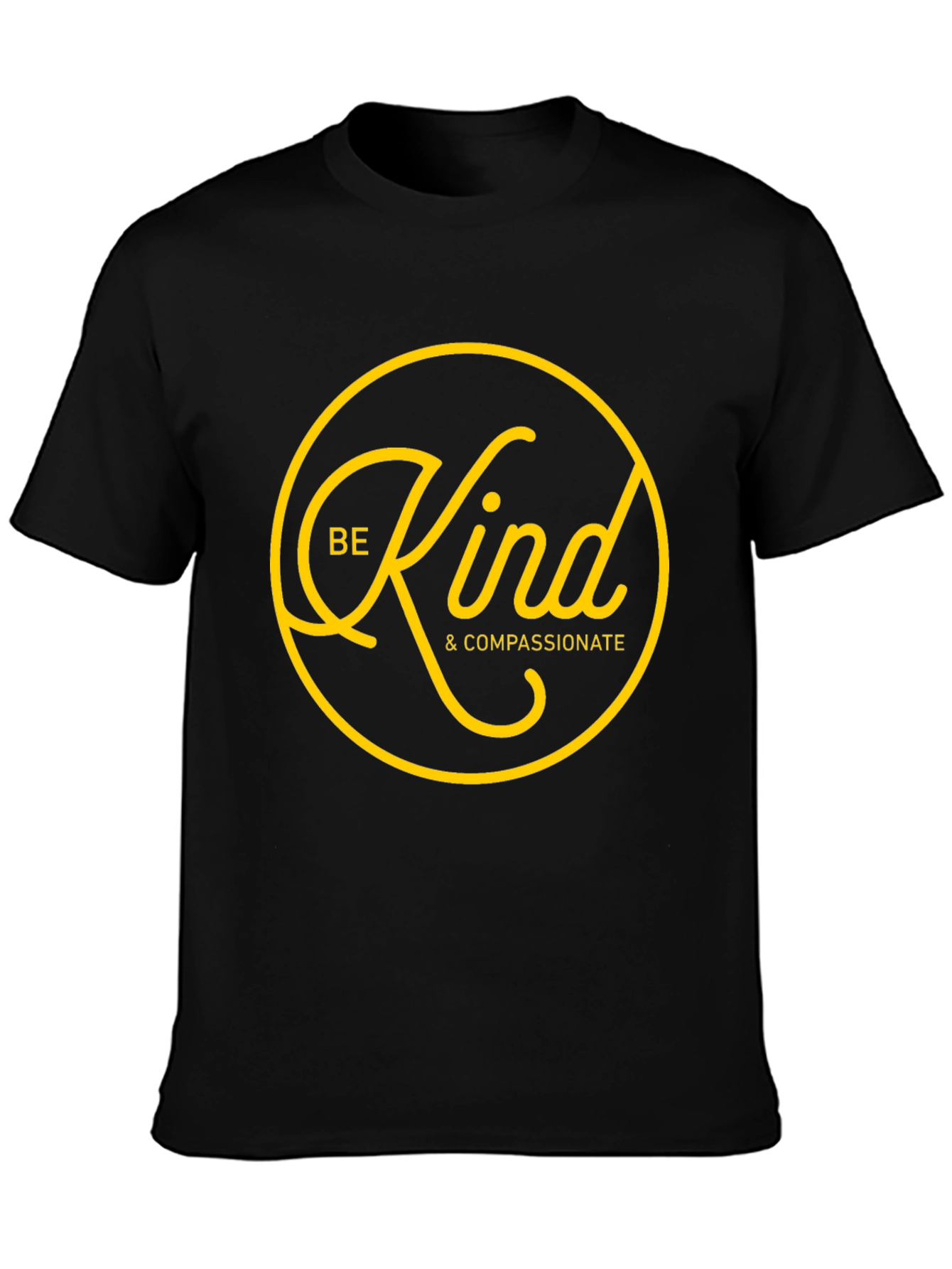 Be Kind & Compassionate Black T-Shirt