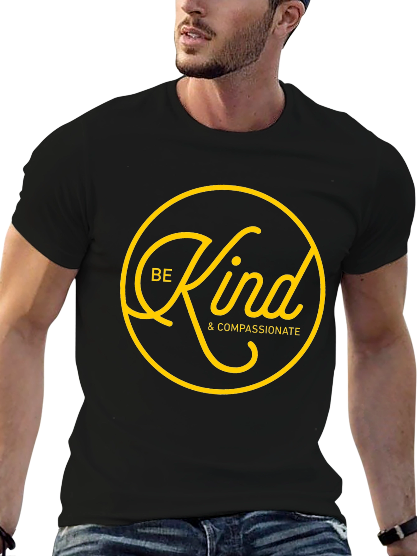 Be Kind & Compassionate Black T-Shirt