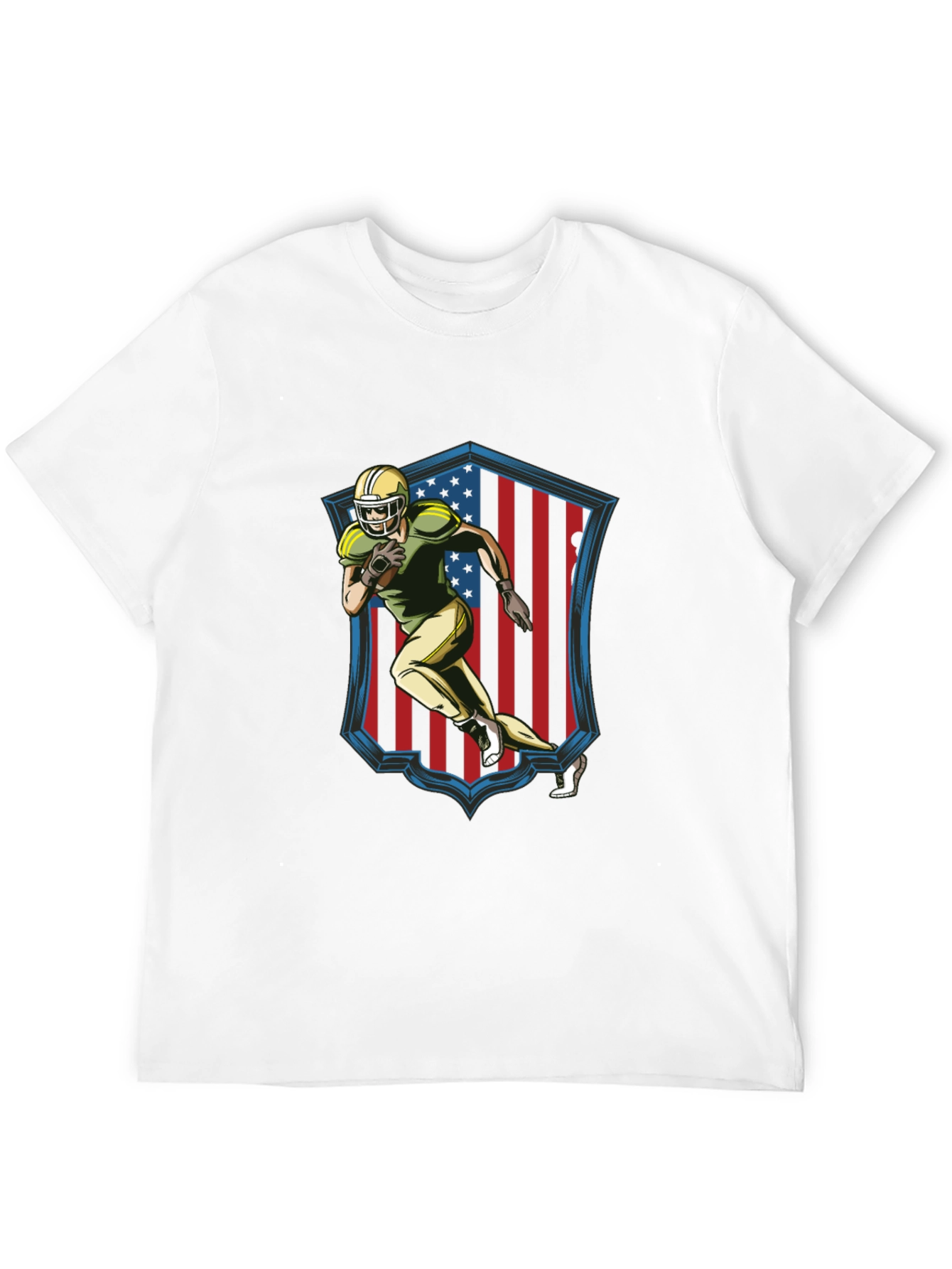 American Football Graphic Tee - Black