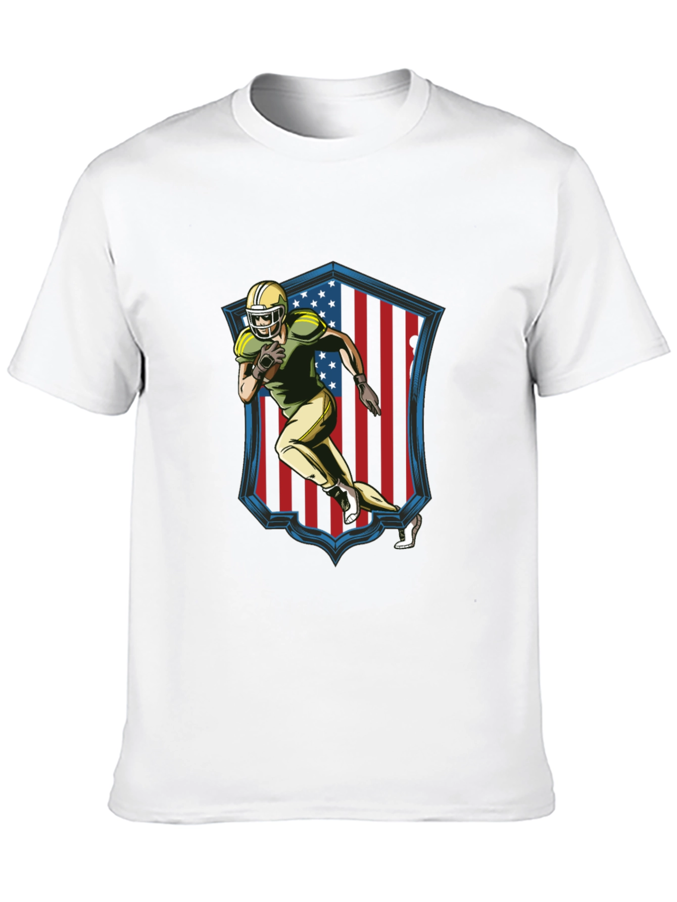 American Football Graphic Tee - Black