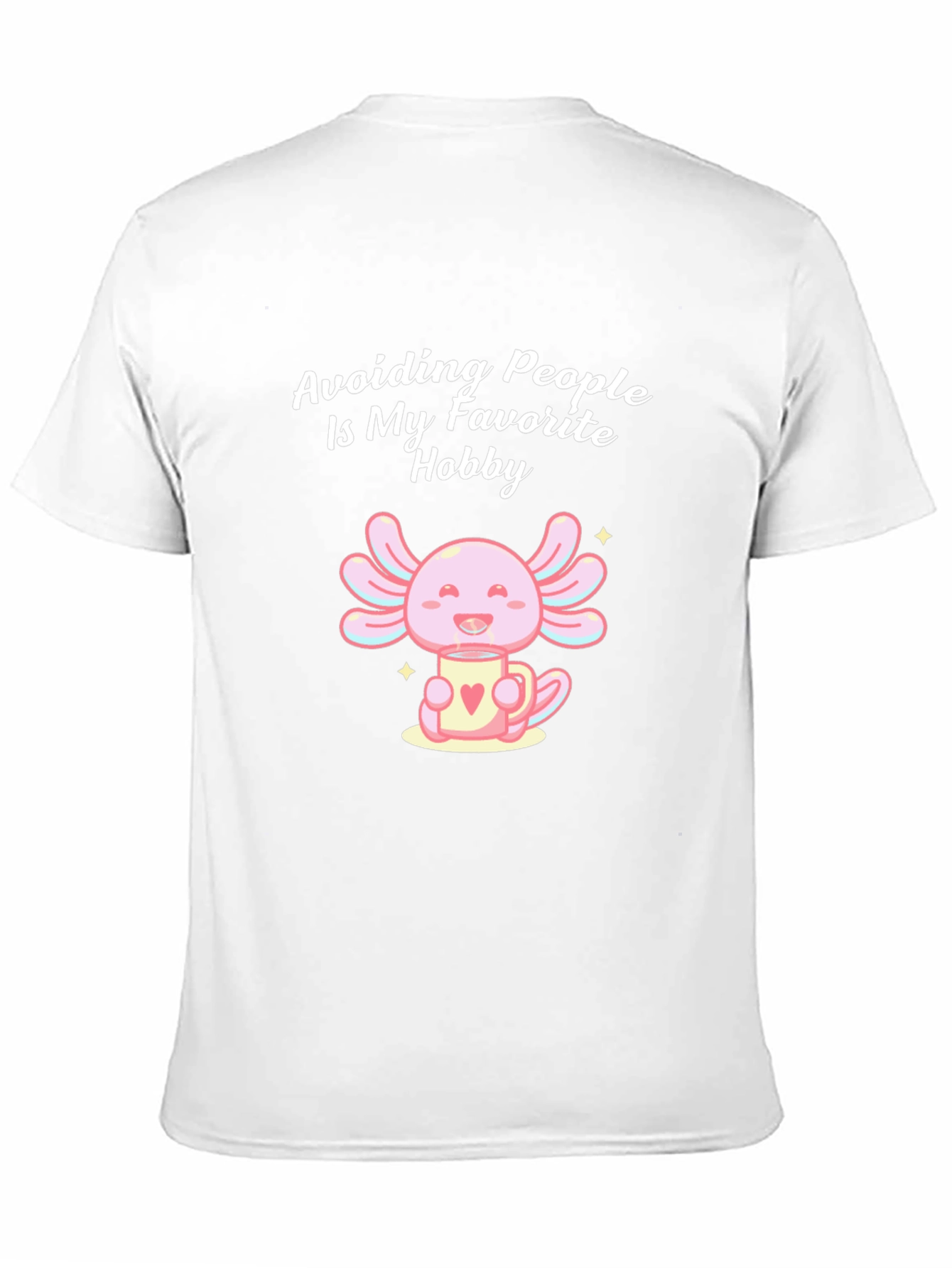 Avoid People Axolotl Graphic T-Shirt