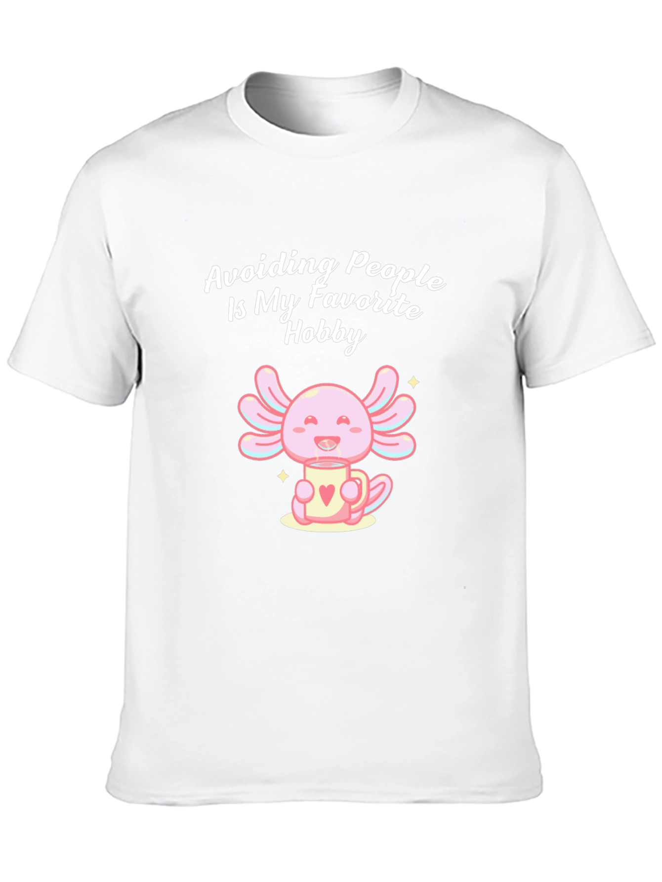 Avoid People Axolotl Graphic T-Shirt