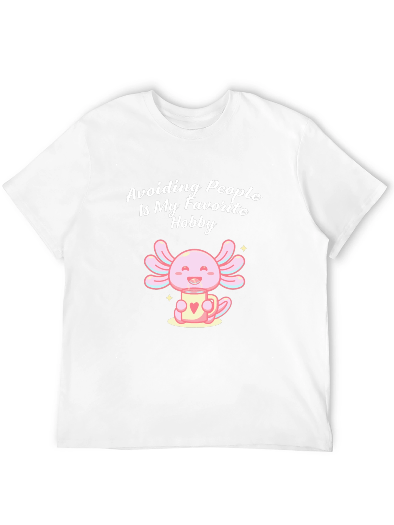 Avoid People Axolotl Graphic T-Shirt