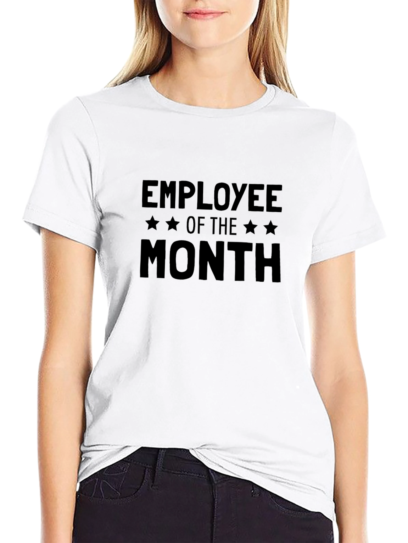 Employee of the Month Black Graphic T-Shirt