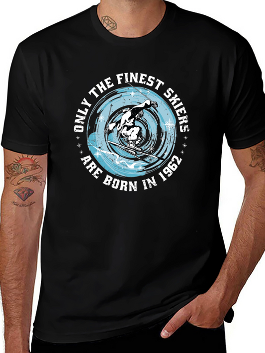 Finest Skiers Born in 1962 Graphic Tee