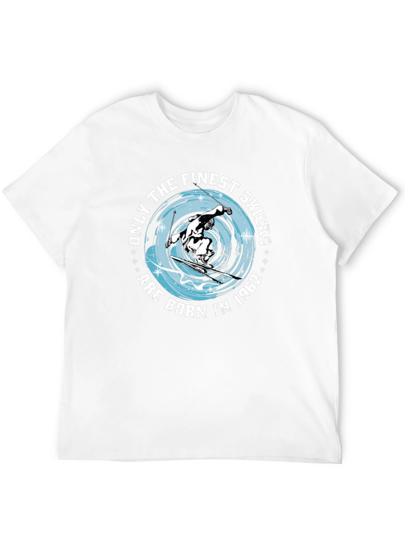 Finest Skiers Born in 1962 Graphic Tee