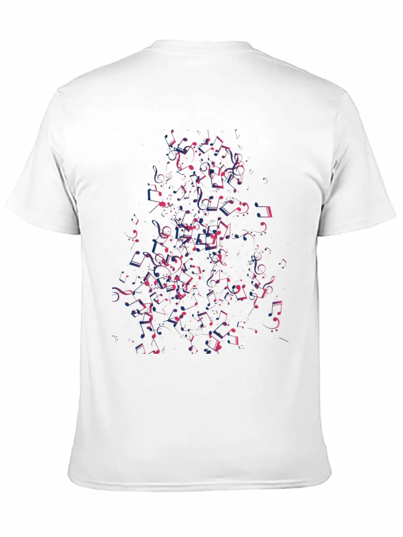Musical Notes Unisex Casual T-Shirt – Clean Design For Daily Comfort