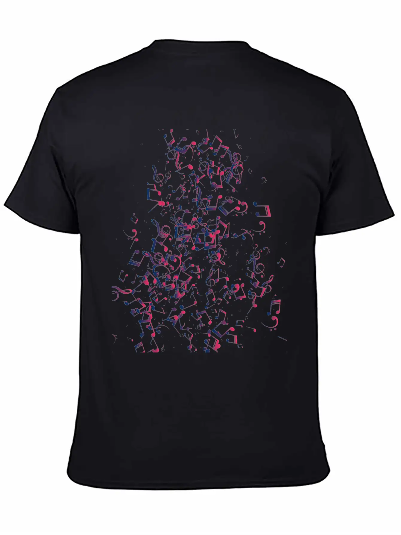 Musical Notes Unisex Casual T-Shirt – Clean Design For Daily Comfort
