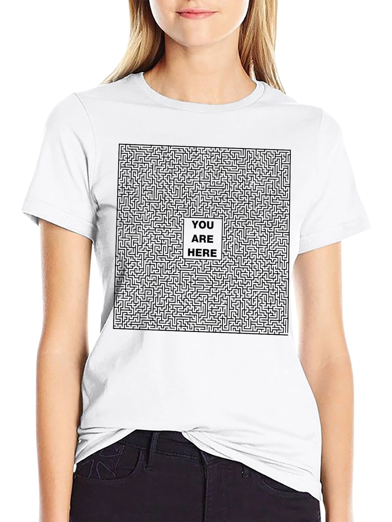 Maze T-Shirt - You Are Here Graphic Tee