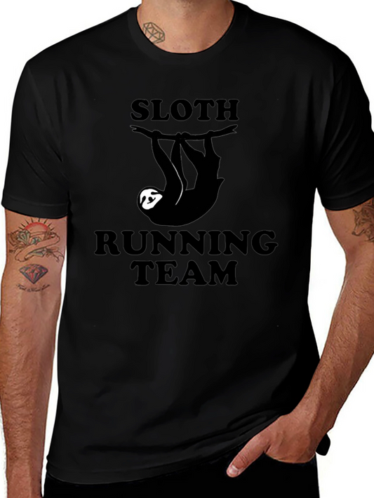 Sloth Running Team Graphic Tee