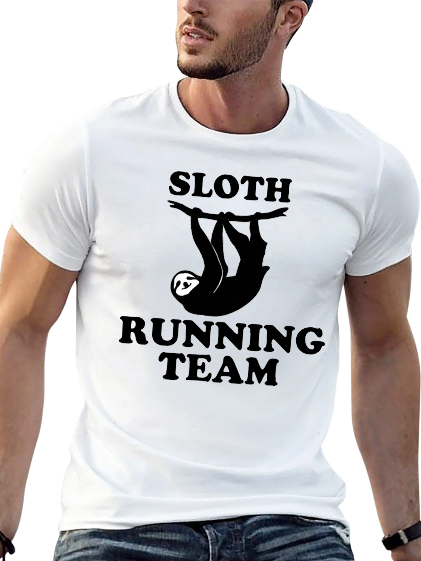 Sloth Running Team Graphic Tee