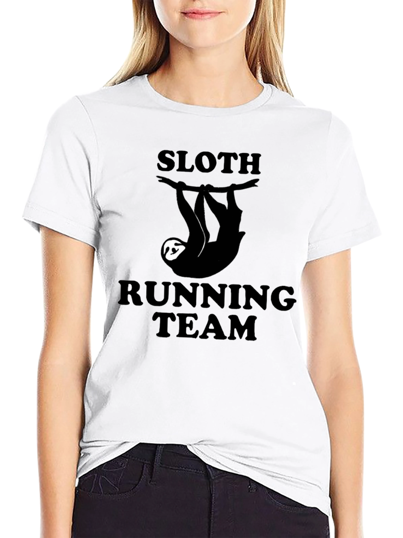 Sloth Running Team Graphic Tee