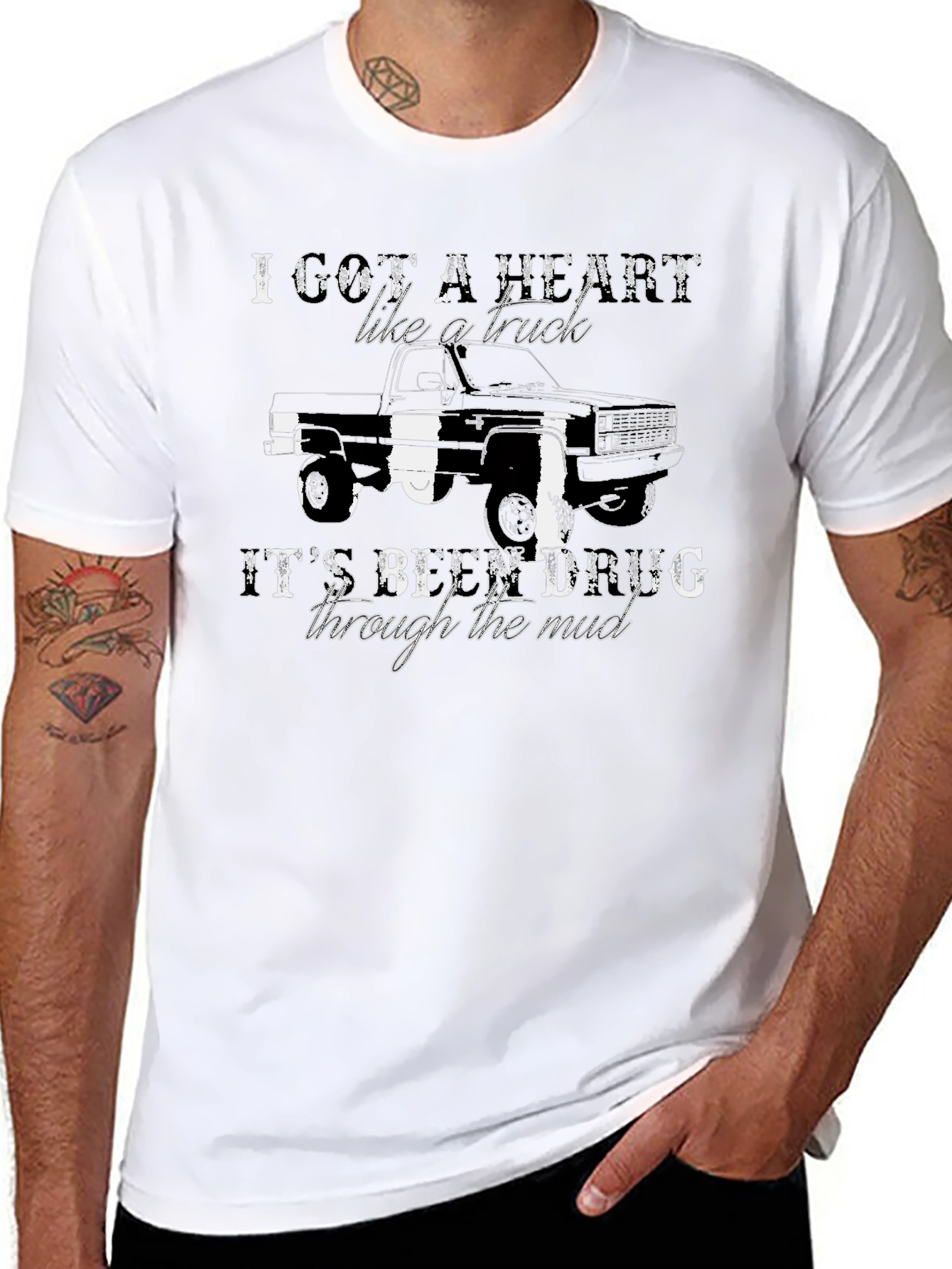 Truck Heart Mud T-Shirt