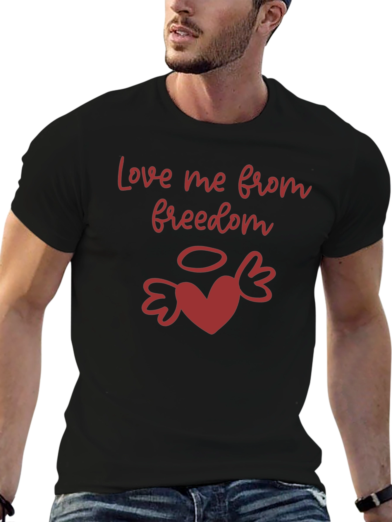 Love Me From Freedom Graphic T-Shirt