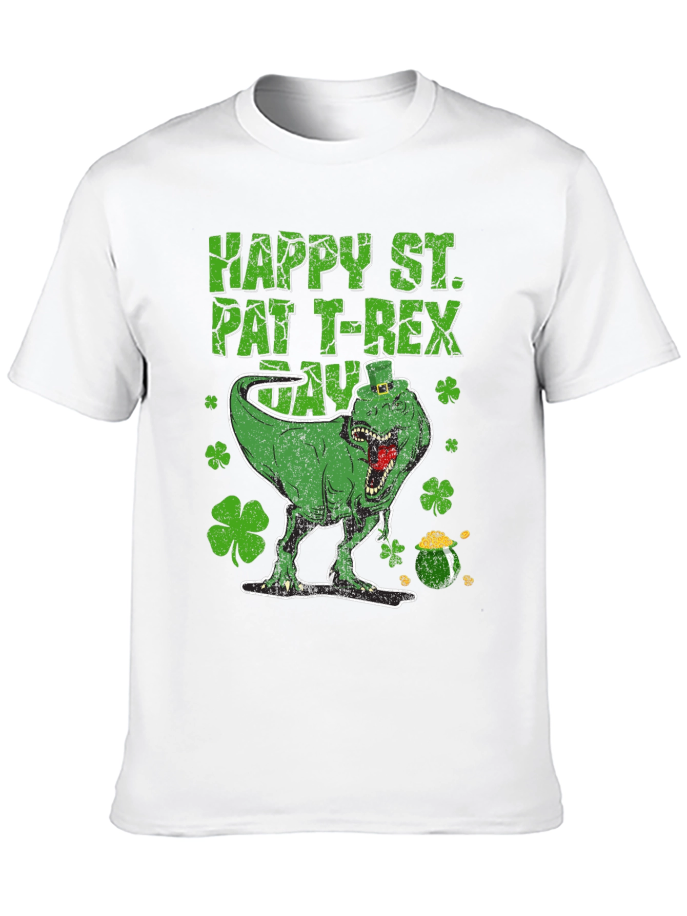 St. Patricks Day T-Rex Graphic Tee
