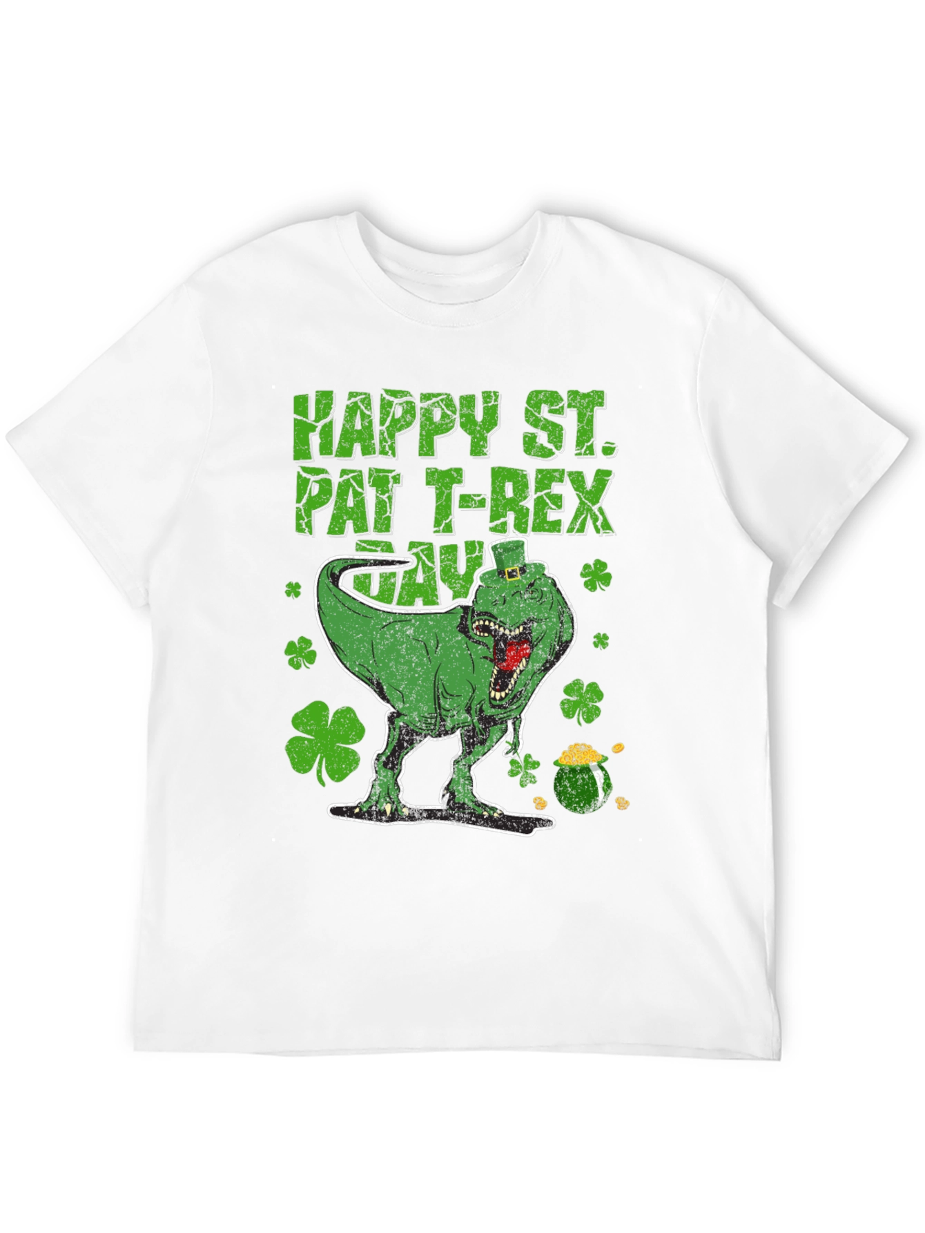 St. Patricks Day T-Rex Graphic Tee