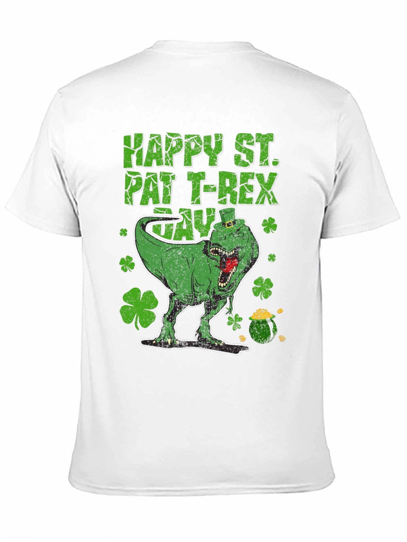 St. Patricks Day T-Rex Graphic Tee