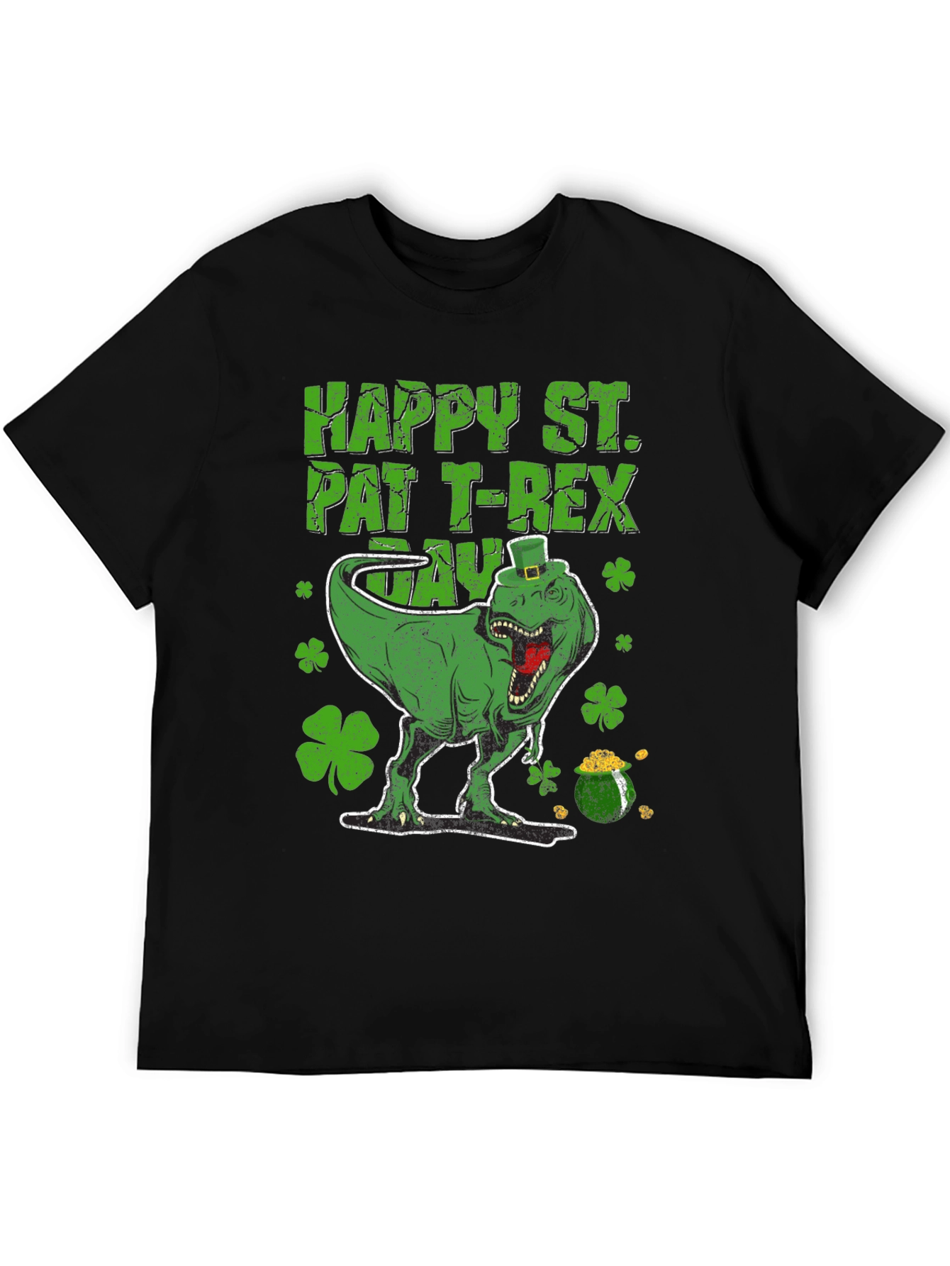 St. Patricks Day T-Rex Graphic Tee