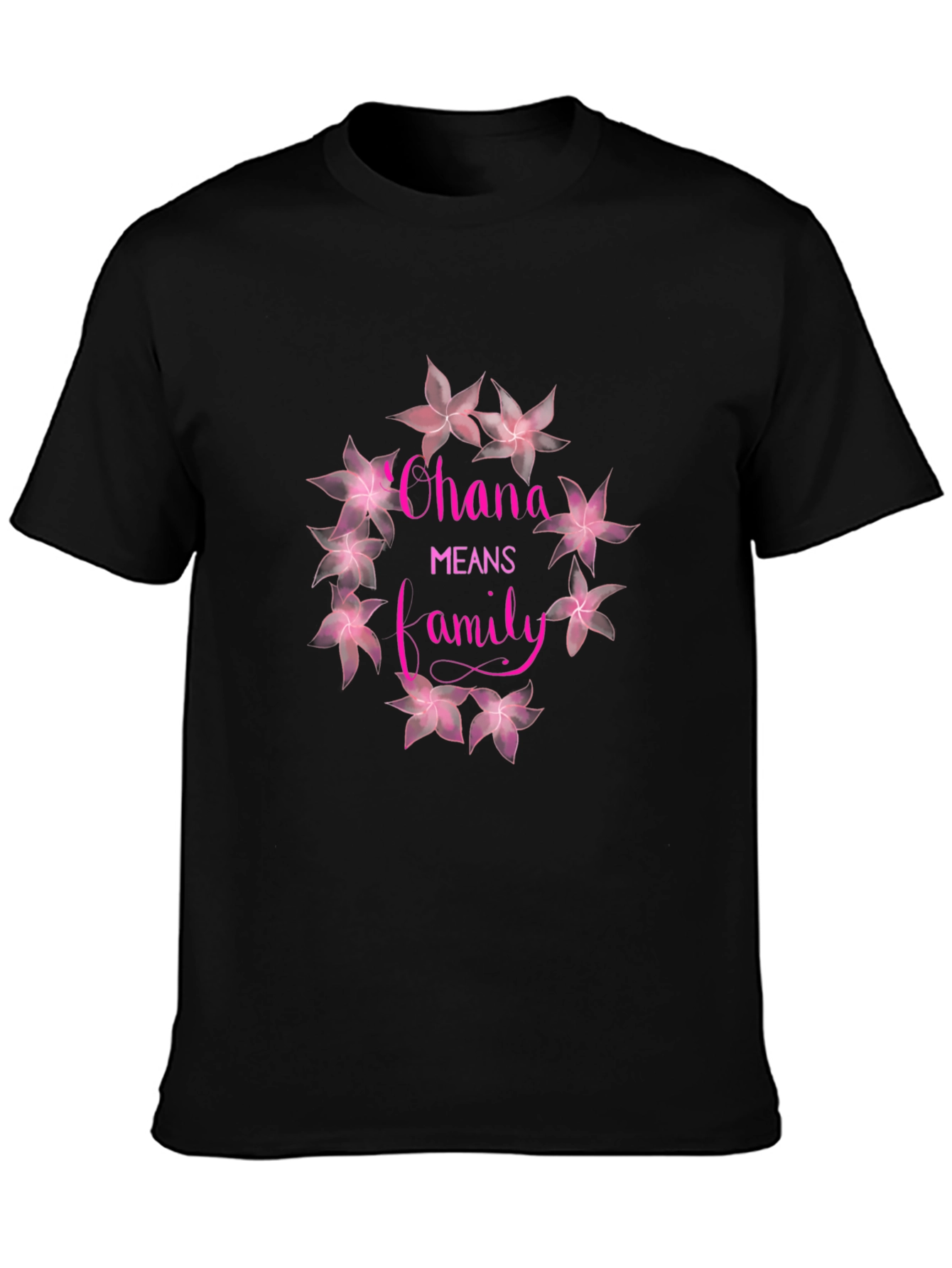 Ohana Means Family Floral T-Shirt