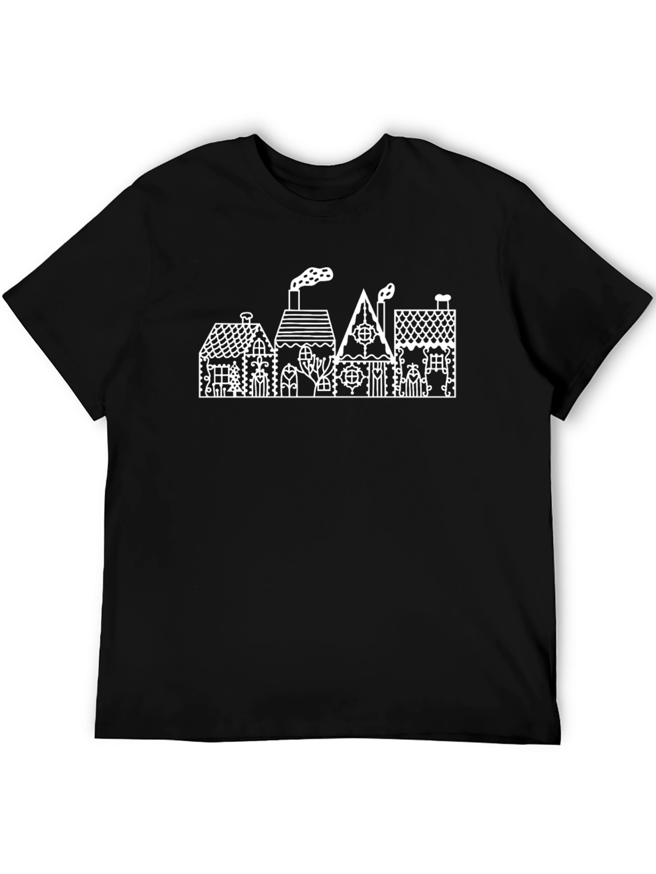 Gingerbread House T-Shirt - Festive Holiday Tee