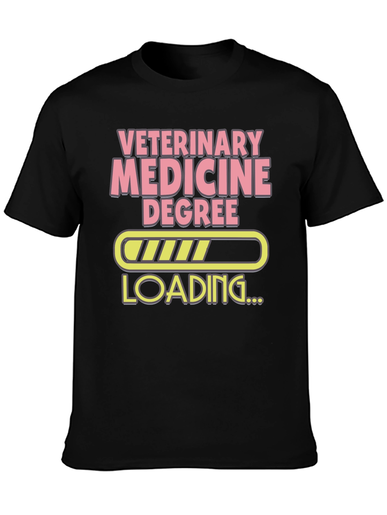 Veterinary Medicine Degree Loading Funny T-Shirt
