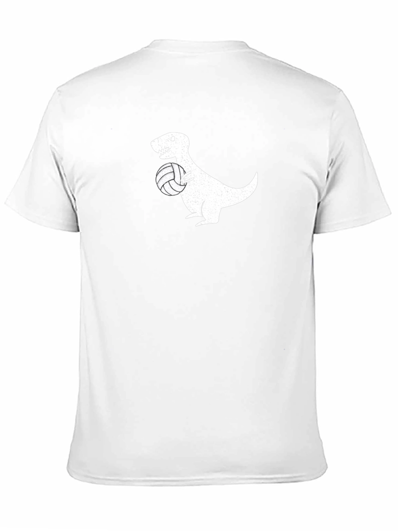 Dino Volleyball T-Shirt - Black