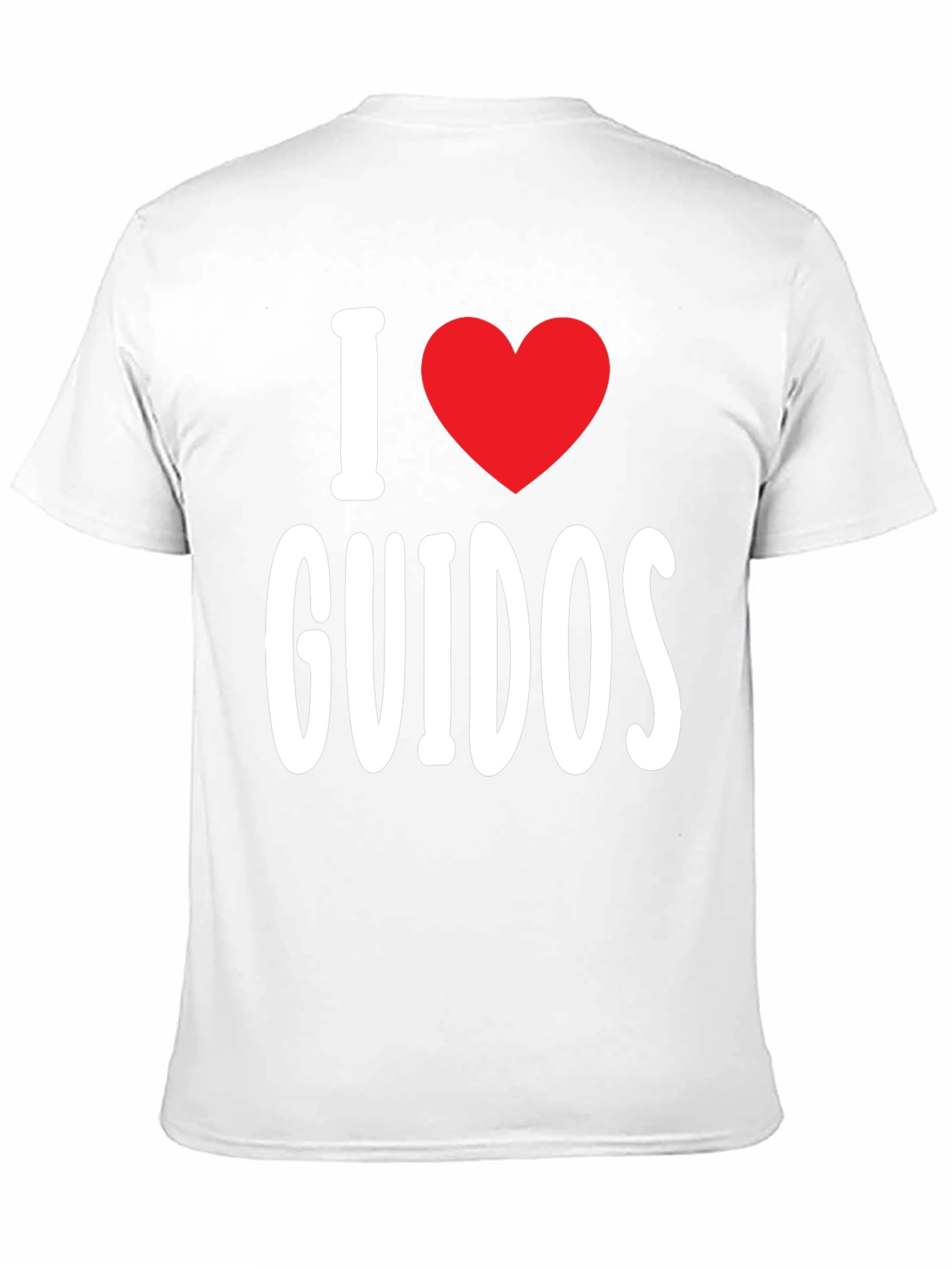 I Heart GUIDOS T-Shirt - Novelty Graphic Tee