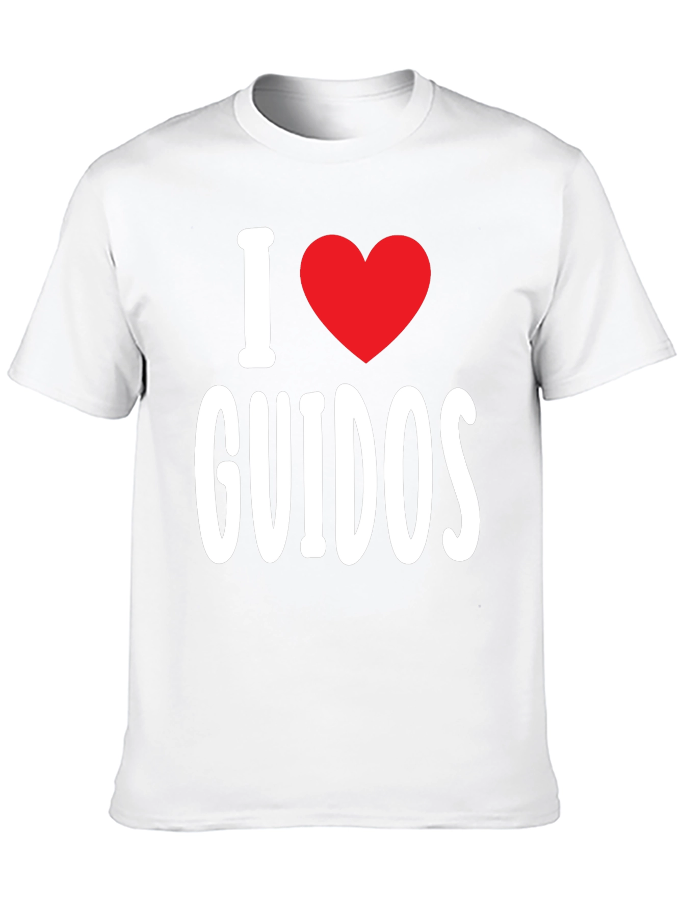 I Heart GUIDOS T-Shirt - Novelty Graphic Tee