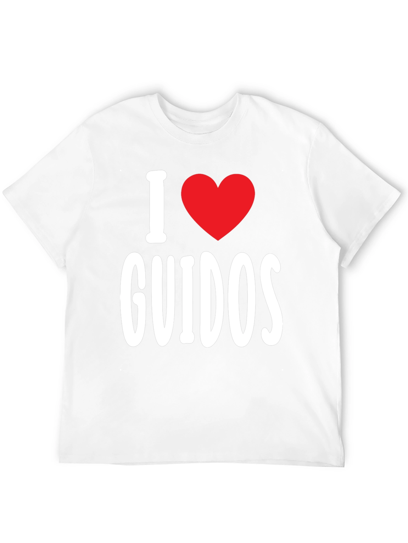 I Heart GUIDOS T-Shirt - Novelty Graphic Tee