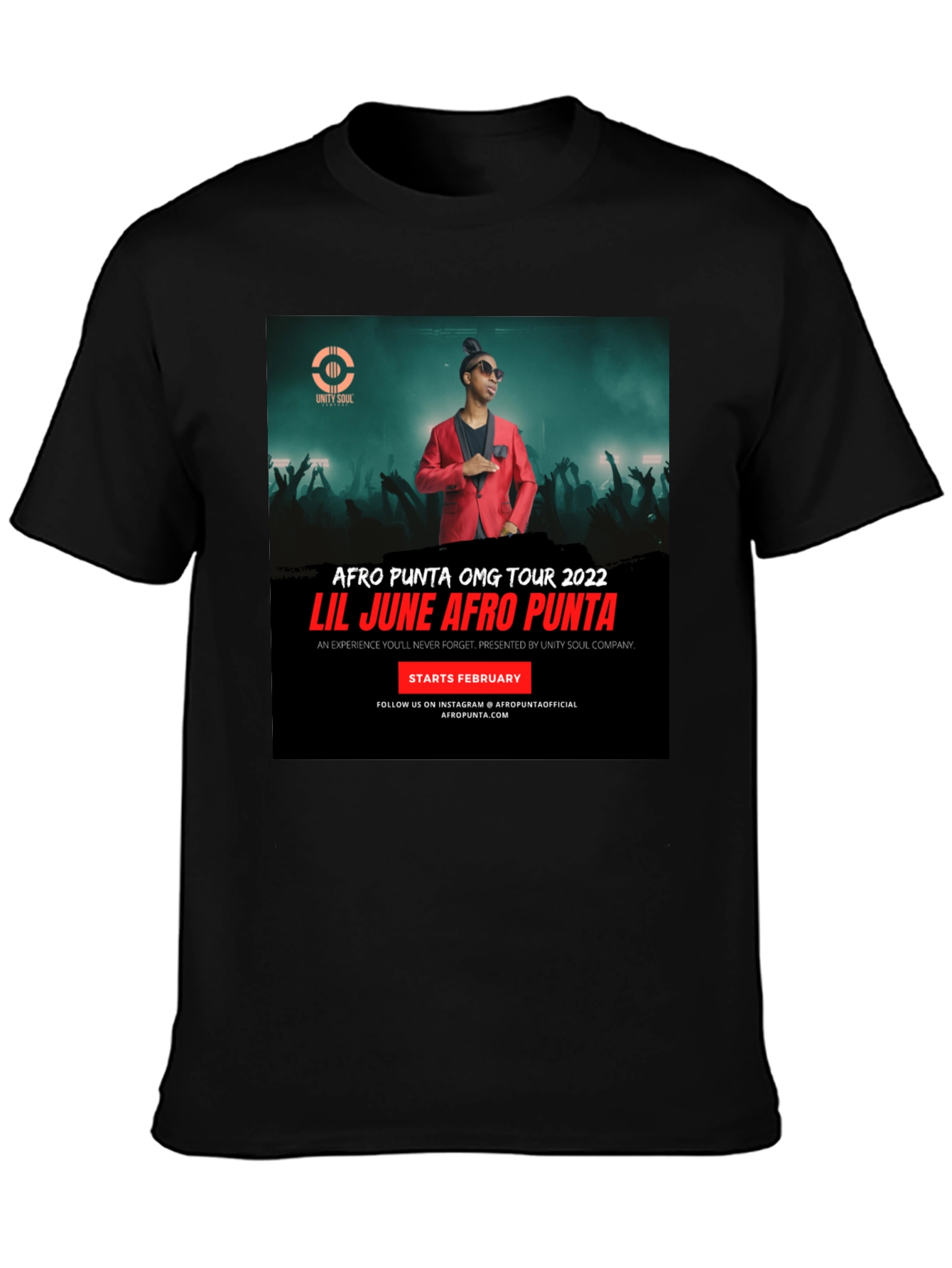 Afro Punta OMG Tour 2022 T-Shirt