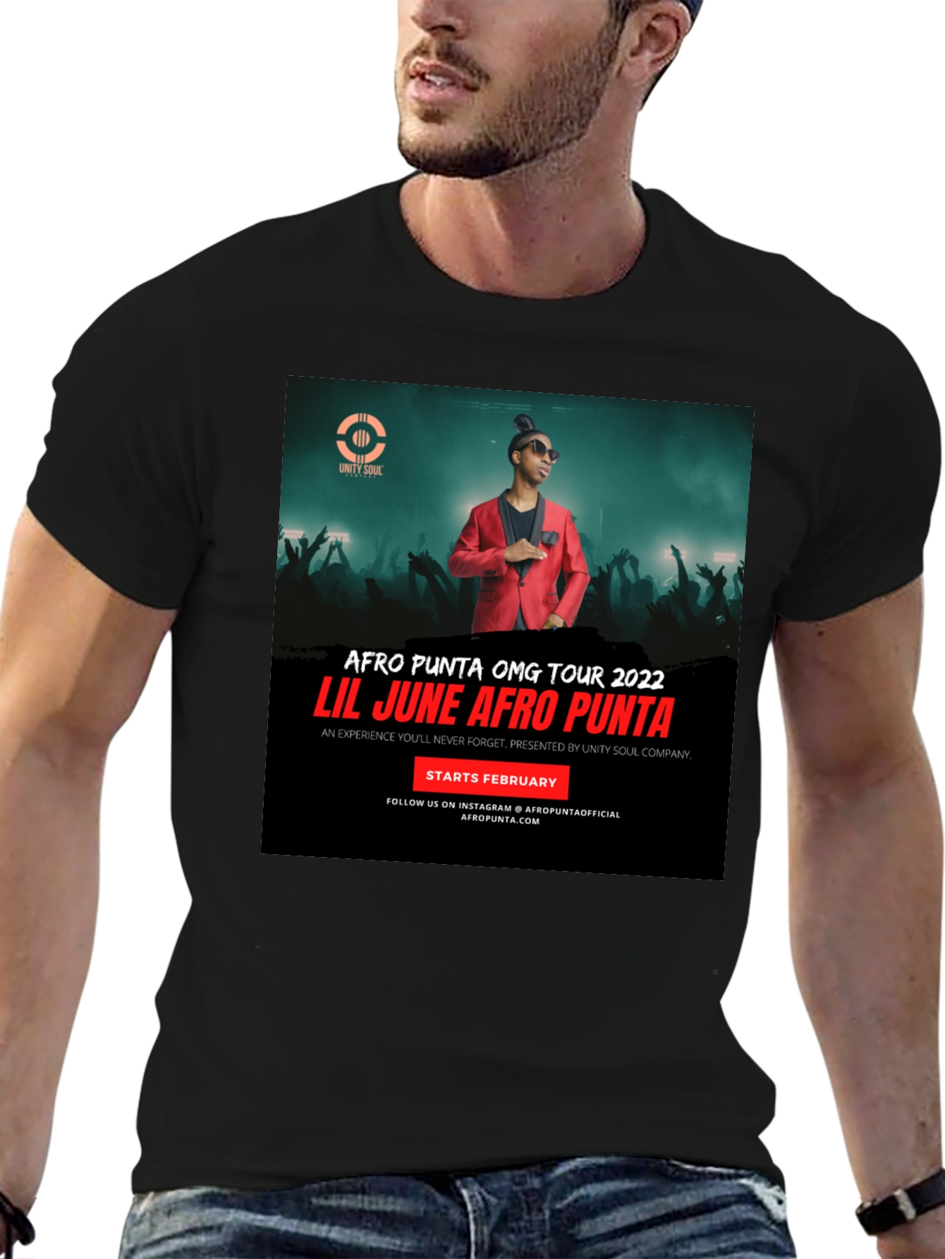Afro Punta OMG Tour 2022 T-Shirt