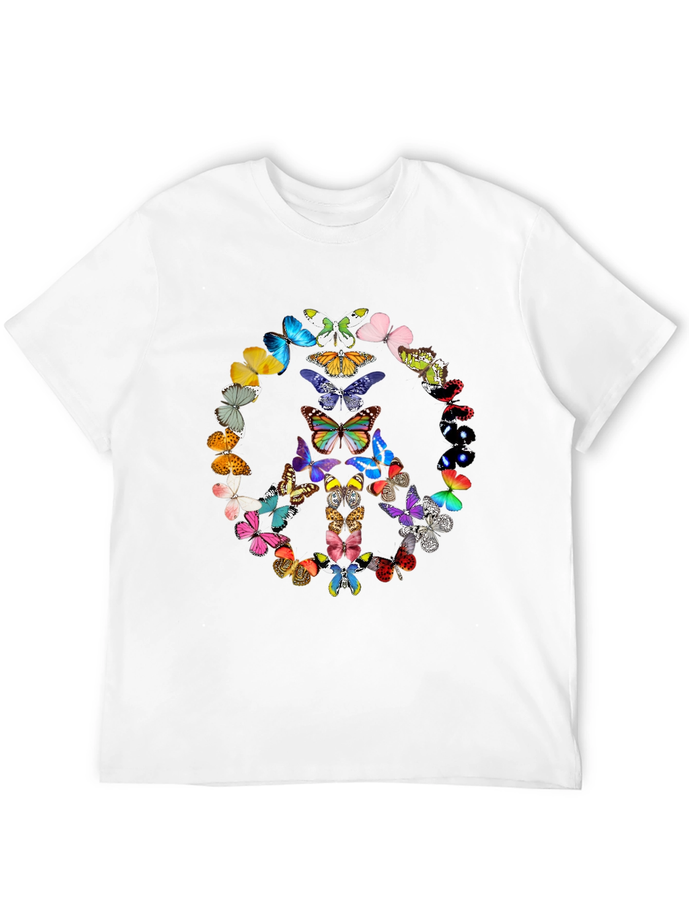 Butterfly Peace Sign Graphic Tee