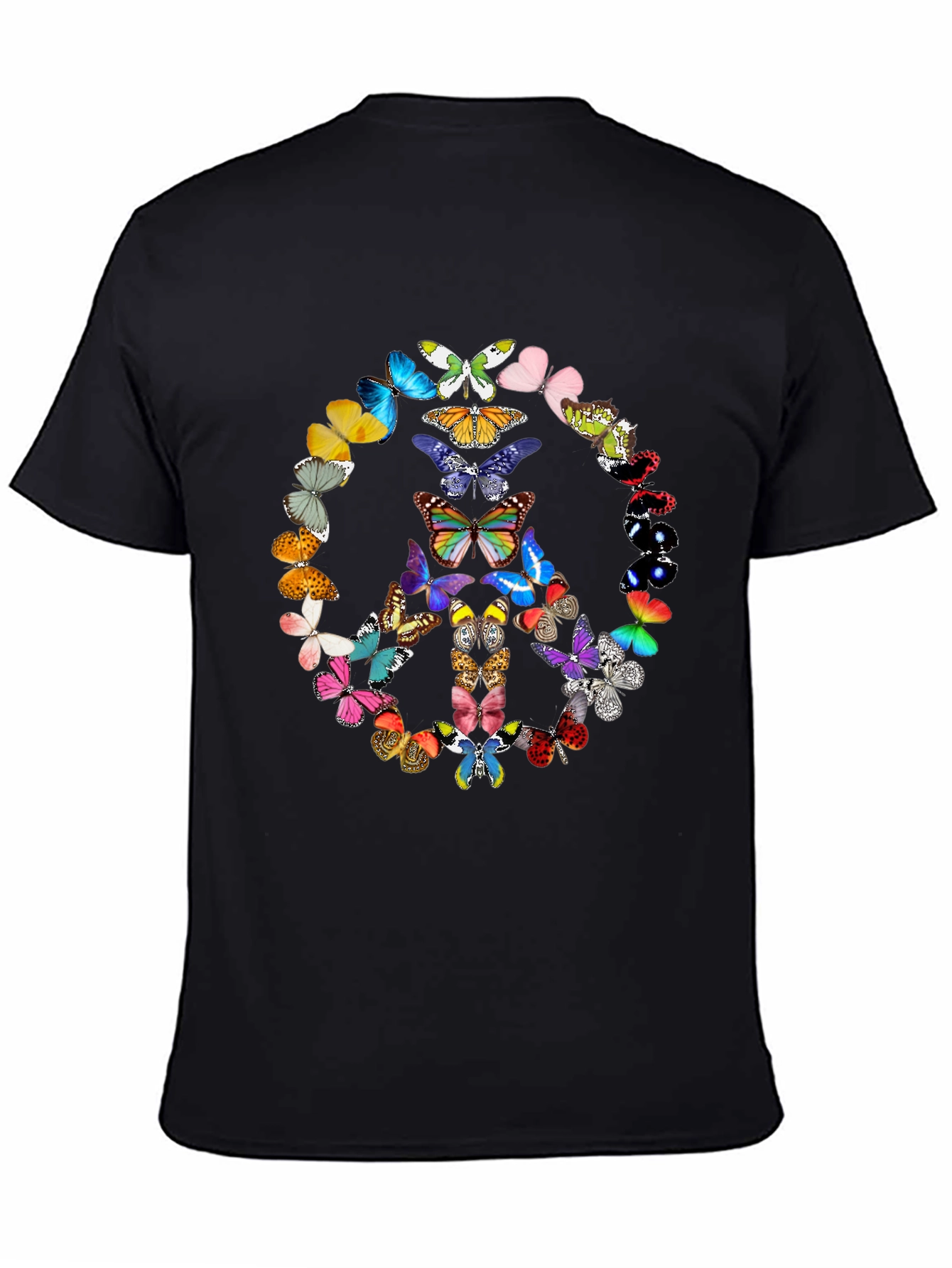 Butterfly Peace Sign Graphic Tee