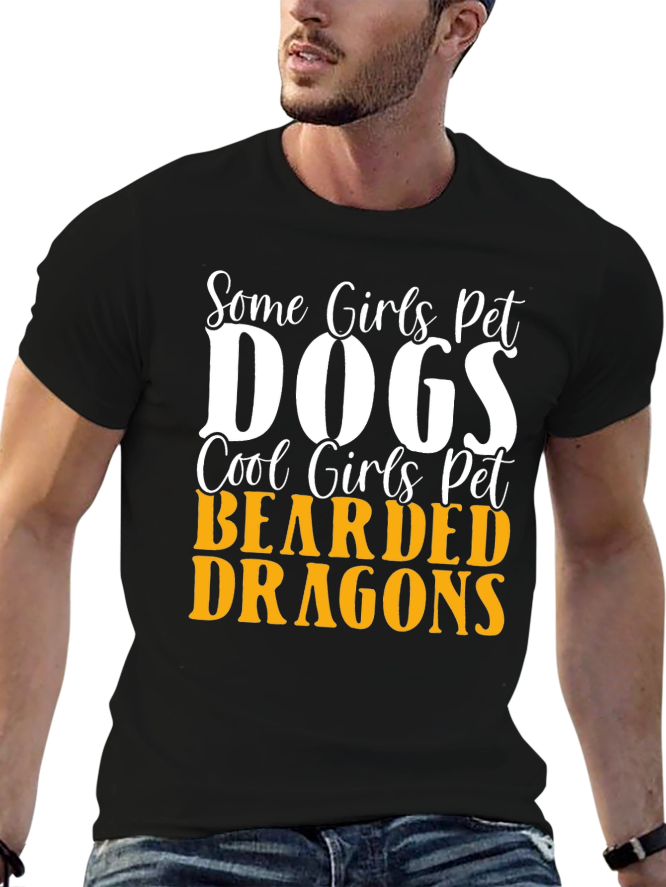 Cool Girls Pet Bearded Dragons Graphic Tee