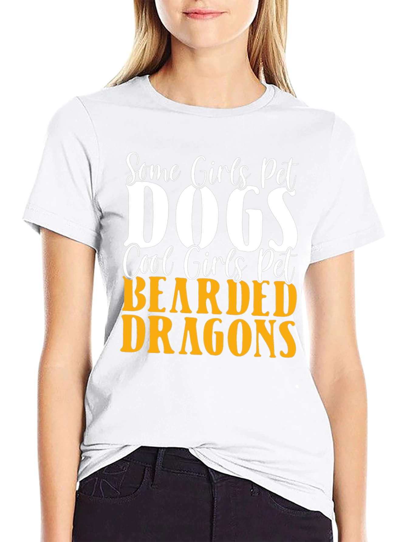 Cool Girls Pet Bearded Dragons Graphic Tee