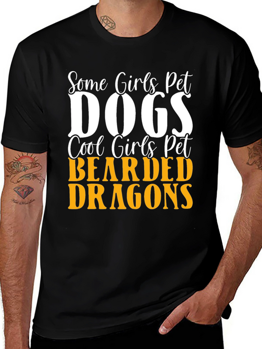 Cool Girls Pet Bearded Dragons Graphic Tee
