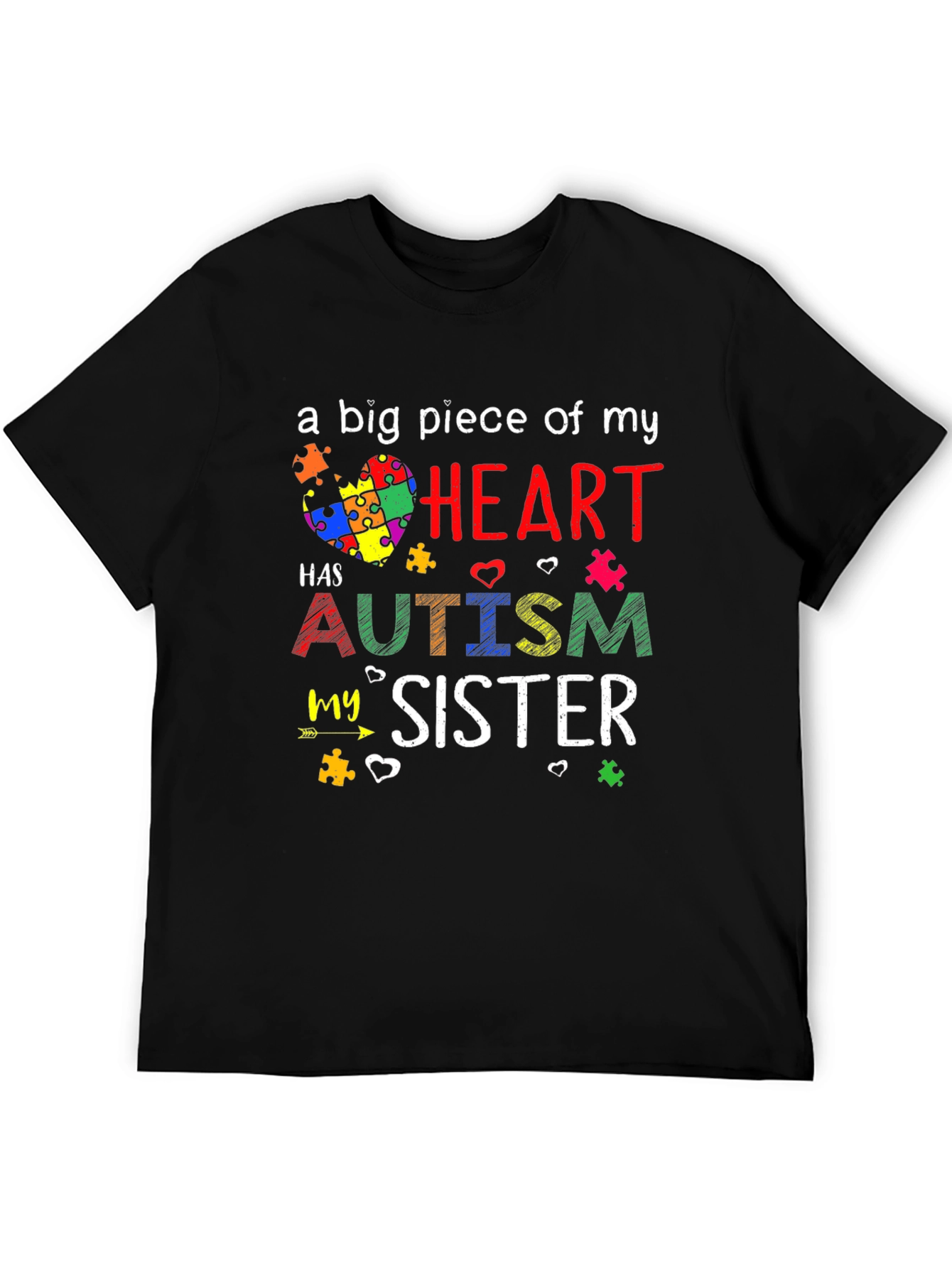 Autism Awareness Sister T-Shirt