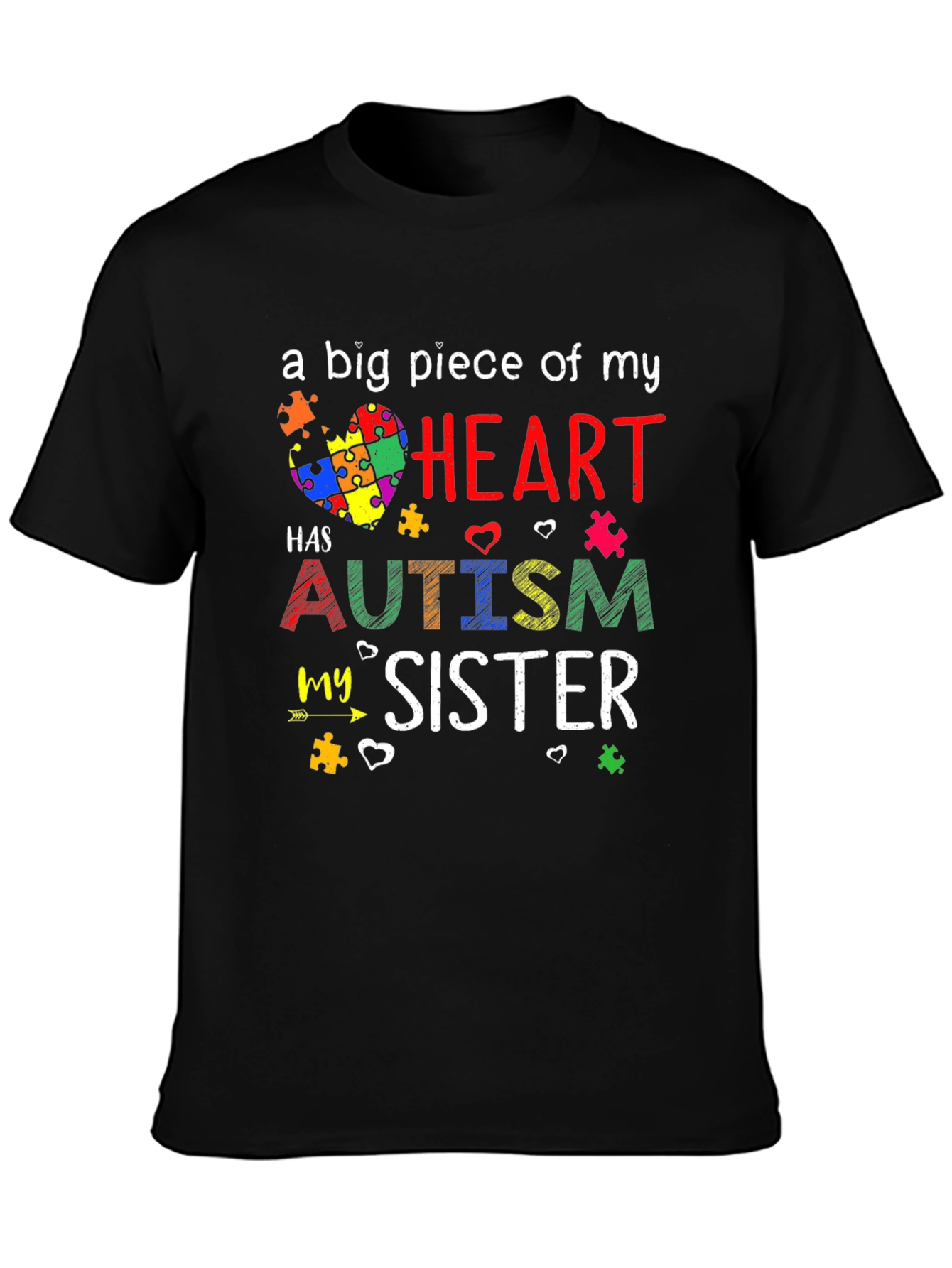 Autism Awareness Sister T-Shirt