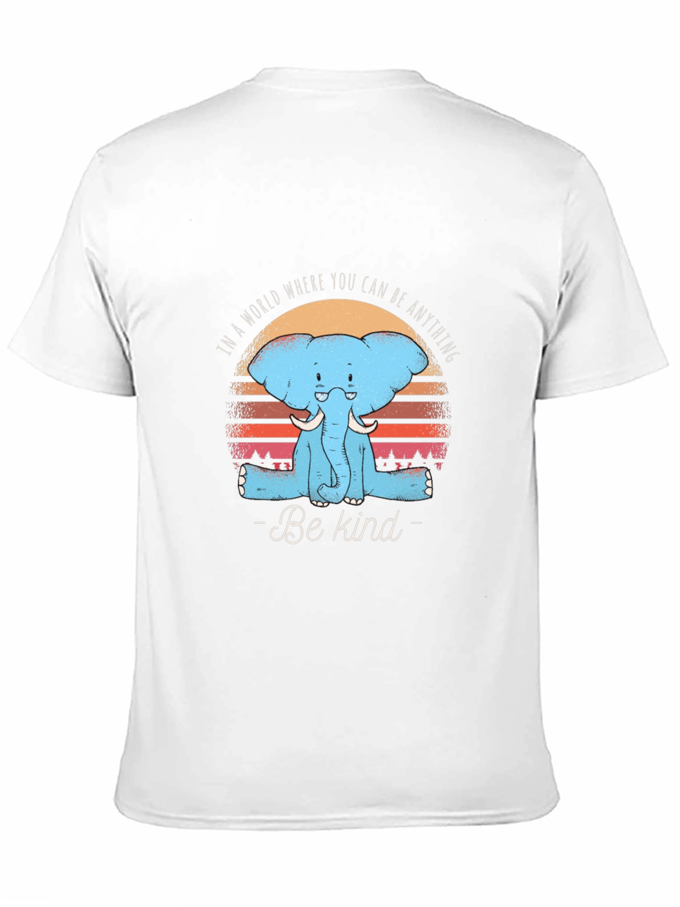 Be Kind Elephant T-Shirt - Soft Cotton Tee